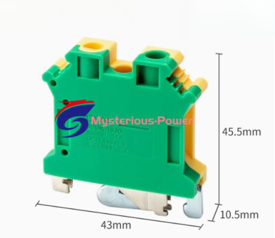 50PCS NEW FOR JCUK-10JD Grounding Type Terminal DIN-rail terminal blocks