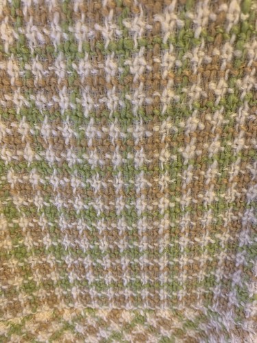 Cappotto vintage Union Made donna taglia L? Plaid foderato giallo verde panna elegante - Foto 11 di 21