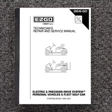 Service Repair Manual Fits 2001 - 2005 EZ-Go ...
