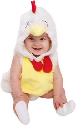 Dress Up America Baby Plüsch Huhn - Kinder Kostüm Karneval gepolstert Gr 6-12 M 