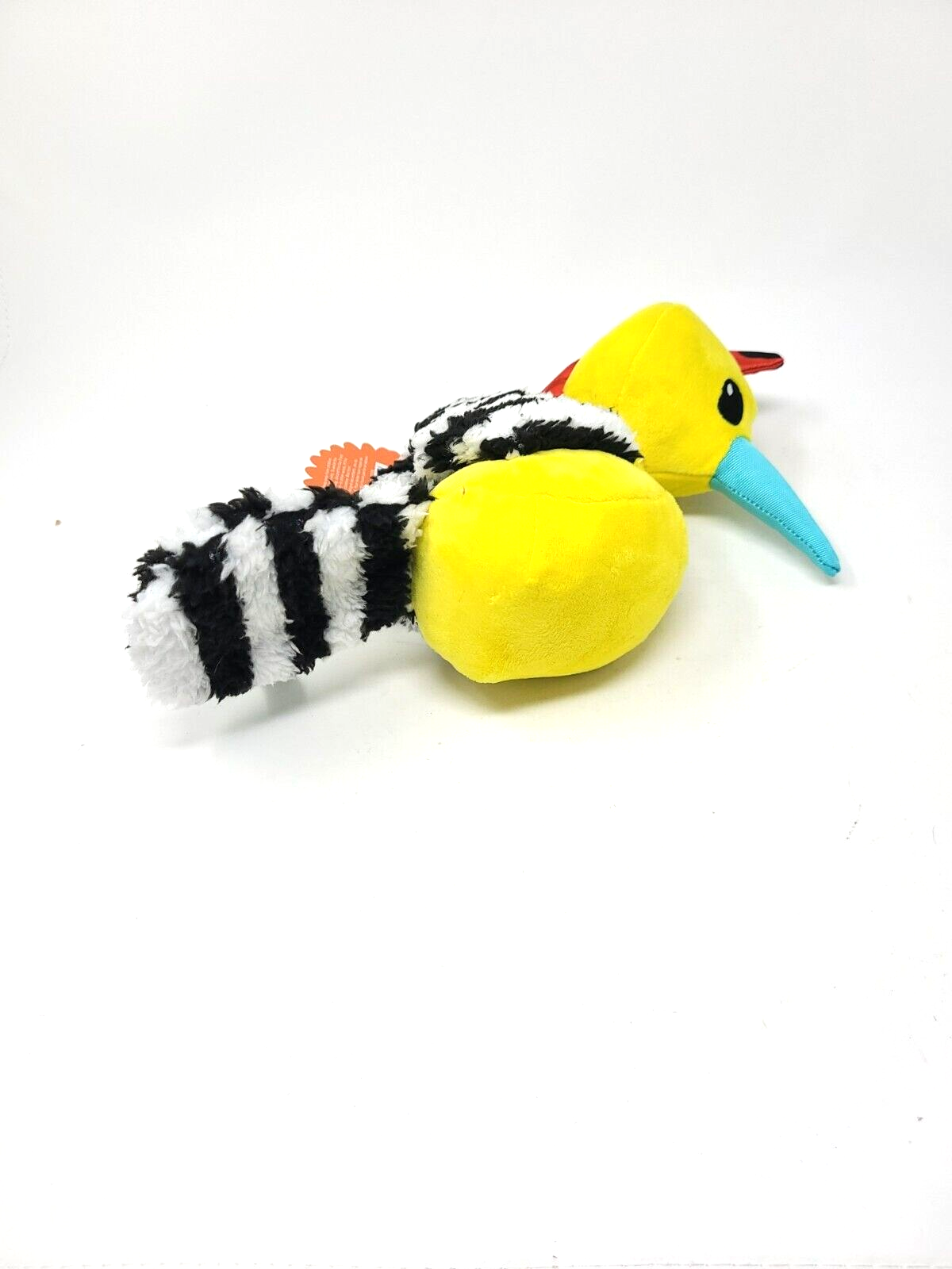 New Bark Dog Toy Haja Hoopoe Bird Squeaker Plush yellow eBay