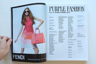Purple Fashion Magazine Vol 3 Issue 21 - Spring Summer 2014