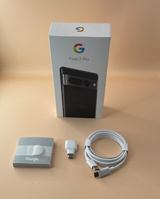 OVP Original Google Pixel 7  Pro Obsidian, 128 GB (Leerverpackung)  OHNE GERÄT
