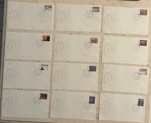 CANADA - 1984 - "CANADA DAY"  12 FDC + 1 SHEET OF 12 - MNH