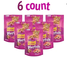 Purina Friskies Playfuls With Salmon and Shrimp Flavor Cat Treats - (Pack of 6)