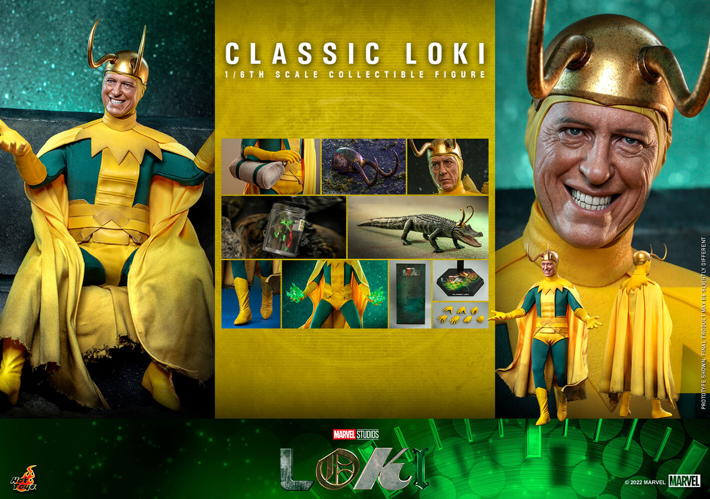 Hot Toys Marvel Disney+ TMS073 Loki Classic Loki 1/6 Scale 12" Figure In Stock