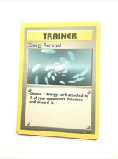 ENERGY REMOVAL - 92/102 - Base Set - Pokemon Card - LP