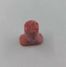 Handmade pink howlite 2G (6mm) Labret plug "Big Labret" "Big medusa"