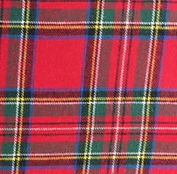 5 Yard Bolt Royal Stewart Plaid Flannel Cotton Fabric on sale 5 Yard Bolt Royal Stewart Plaid Flannel Cotton Fabric on sale