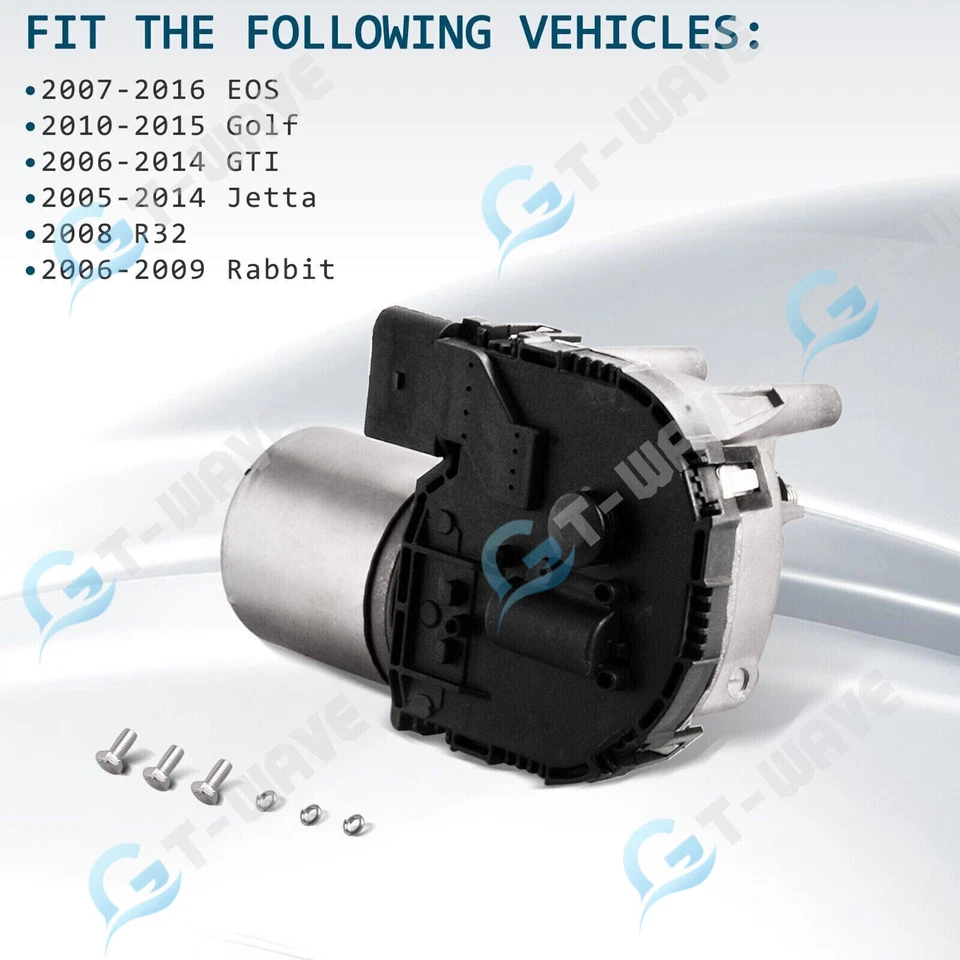 Motor limpiaparabrisas delantero para VW Eos GTI Jetta Golf R Rabbit R32 2005-2016 Foto 2 de 4