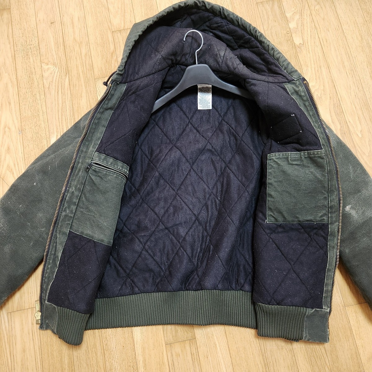 Vintage Carhartt Jacket J130 MOS Carhartt Active Jacket Mos