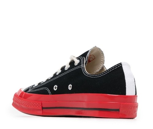 COMME DES GARCONS PLAY x CONVERSE CHUCK 70 ZAPATILLAS HOMBRE ZAPATOS A01795C - Imagen 3 de 6
