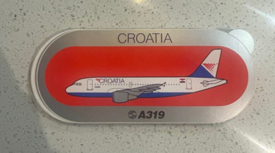 RARE Airbus A319 Plane Sticker with Airline LOT x 33