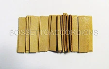 Accordion REED LEATHER LEATHERS VALVES SET OF 36 Size 6 Ventile für Akkordeons