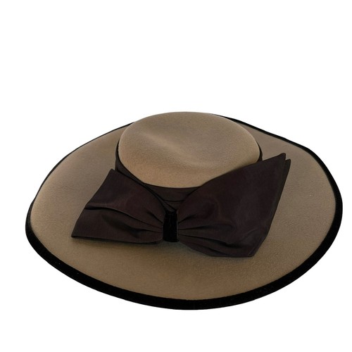 Wool Bow Hatband Derby Church Hat | eBay