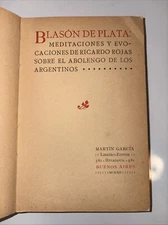 Blason De Plata - Rojas, Ricardo