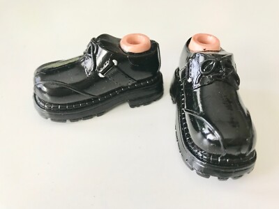 New Bratz Doll Boy Black Shiny Dress Shoes Replacement