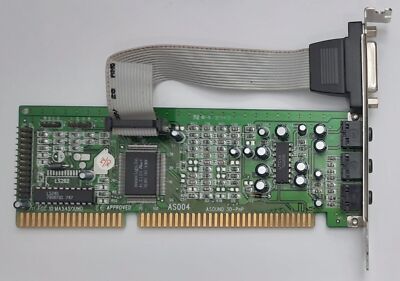 D&B ASOUND 3D-PNP ISA Soundkarte (Avance Logic ALS100+, AS004, retro, 1997)