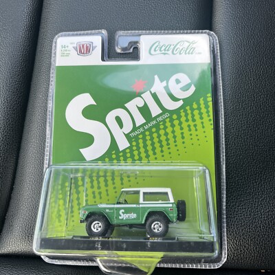2023 M2 Machines 750 Chase 1976 Ford Bronco Sprite A35 23-36 Coca-Cola