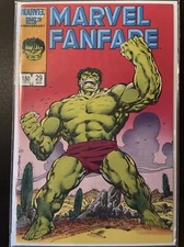 Marvel Fanfare #29 (Marvel 1986) John Byrne Splash Page Incredible Hulk