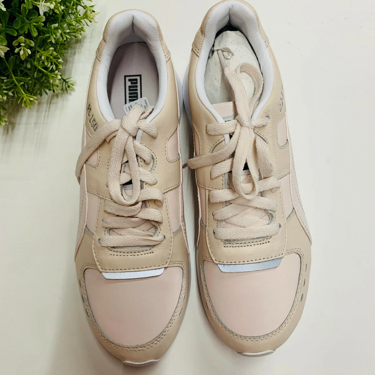Puma Women s RS 150 Low Top Leather Running Sneakers Size 9 Mauve