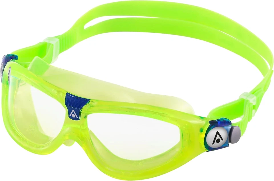 Seal Kid 2 Kids Swimming Mask, Aqua Lime - image 3 of 4