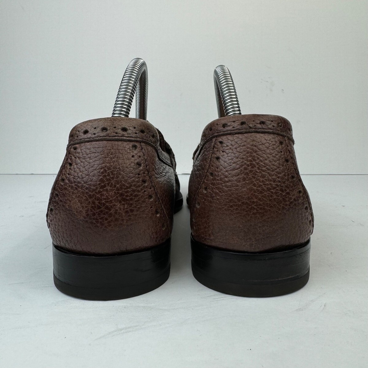 COLE HAAN C05140 Pebbled Pinch Slip-On Brown Casual Moc Loafers Men\'s Size 11 M Cole Haan Penny Loafers Men 9.5M Pinch Grand O.S Shoes Brown  main image 2