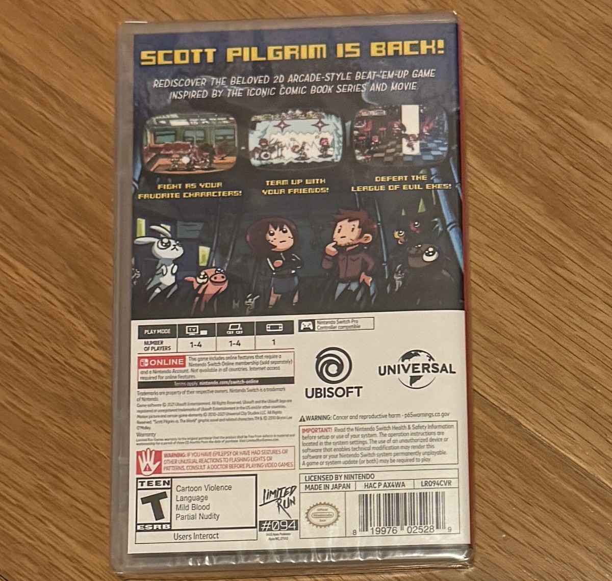 SW Scott Pilgrim vs The World  北米限定版 新品 Scott Pilgrim VS The World Complete Edition (Nintendo Switch