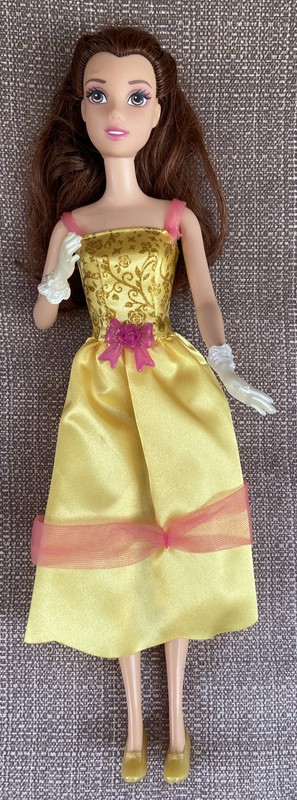 2013 Disney Princess Tea Time Belle Doll Mattel w/White Gloves X9352 