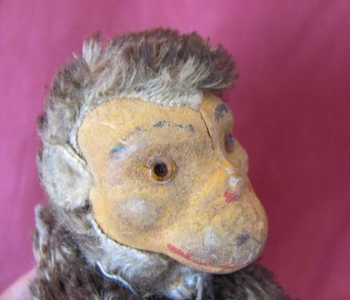 1920s ANTIQUE GERMAN MECHANICAL WIND UP MONKEY TOY VERY RARE - Picture 2 of 7