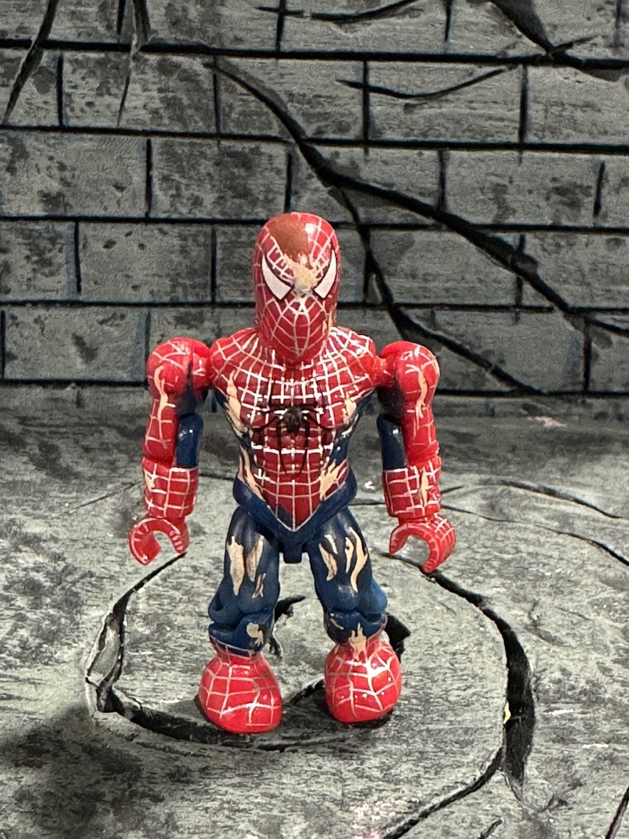 MEGA BLOKS スパイダーマン【未使用】 Mega Bloks 2007 Marvel Spider-Man 3 Tobey Mini Action Figure
