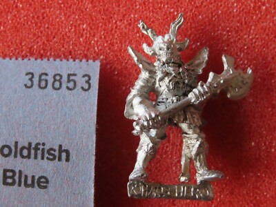Citadel C35 Chaos Hero Bone Racker Warrior Realms of Warhammer Games Workshop A