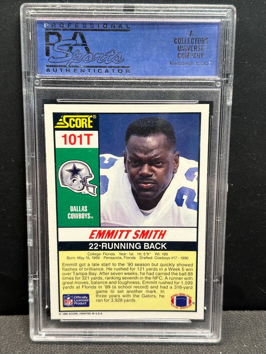 NFL COWBOYS EMMITT SMITH ルーキーカード EMMITT SMITH Bowman ROOKIE SUPER STAR CARD Dallas Cowboys