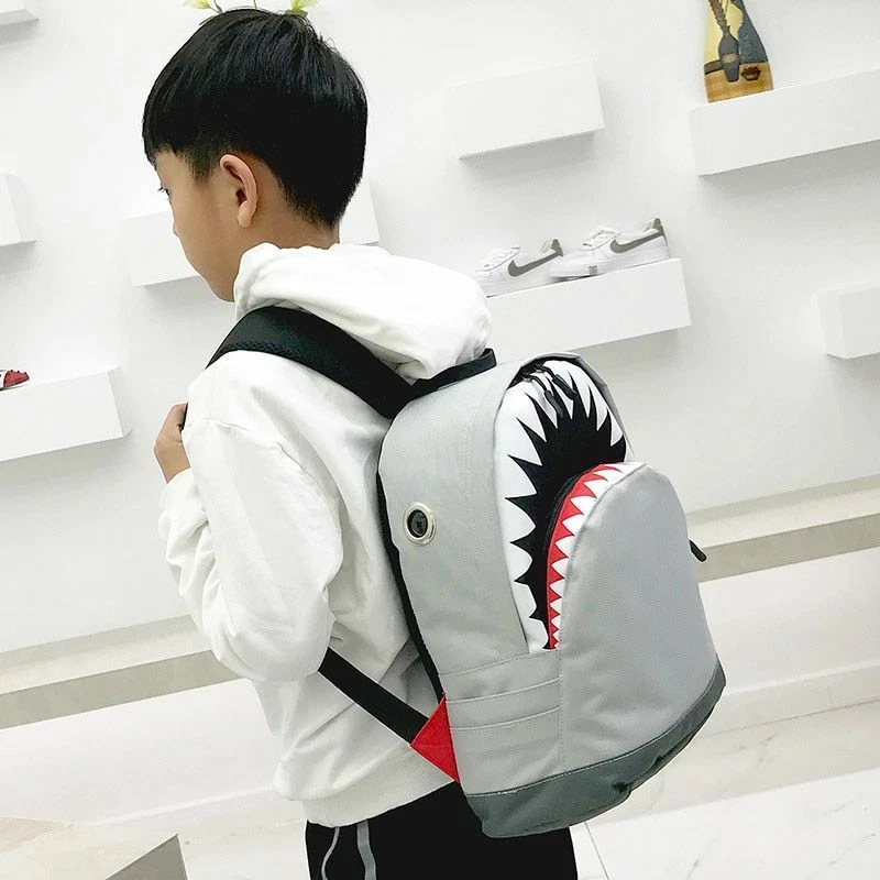 Bape Backpack, Red Bape Backpack, Waterproof Schoolbag for Kids