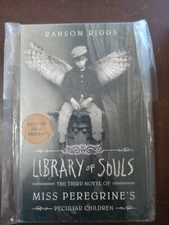 Ransom Riggs Miss Peregrines library of Souls bk3 uncorrected proof arc advance