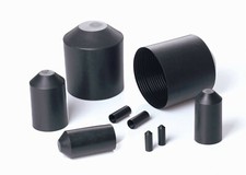 Image of Heat Shrink End Cap size 40mm down to 14.5mm Diameter (33/ADH) Black
