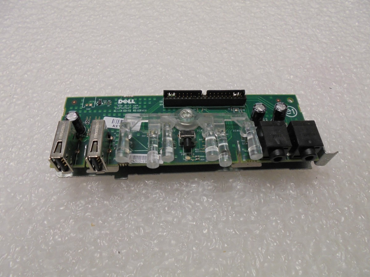 Genuine Dell Optiplex 330 360 755 760 I/o Usb Audio Pane Bbt | Meses