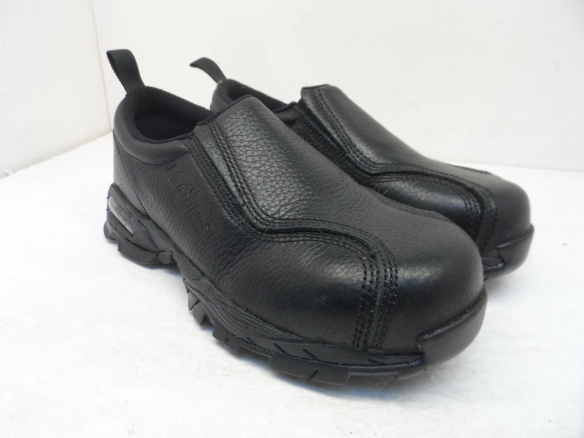 Nautilus Women s Slip On Steel Toe SD Athletic Work Shoes Black