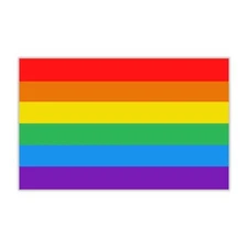 Rectangle RAINBOW STICKER