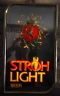 Vintage Stroh’s Beer Light-Up Wall Sign Lion Crest Price Brothers 7071-29 Works