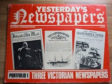 Facsimiles Reproductions Set Of Victorian Newspaper Reprints (Made 1984)