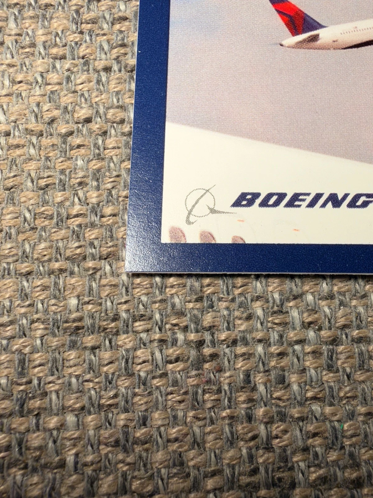 2010 Delta Air Lines Pilot Trading Card “B757” #23V - product detail image 6