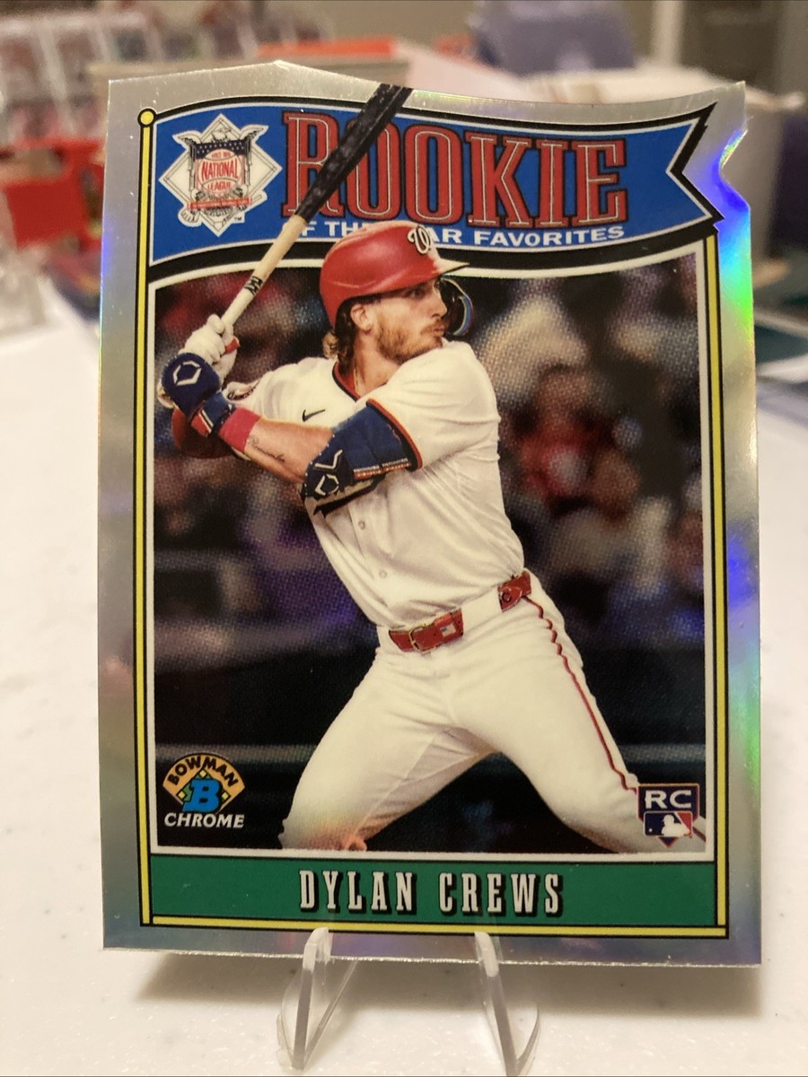 2025 Bowman Chrome Refractor Dylan Crews Die Cut ROY