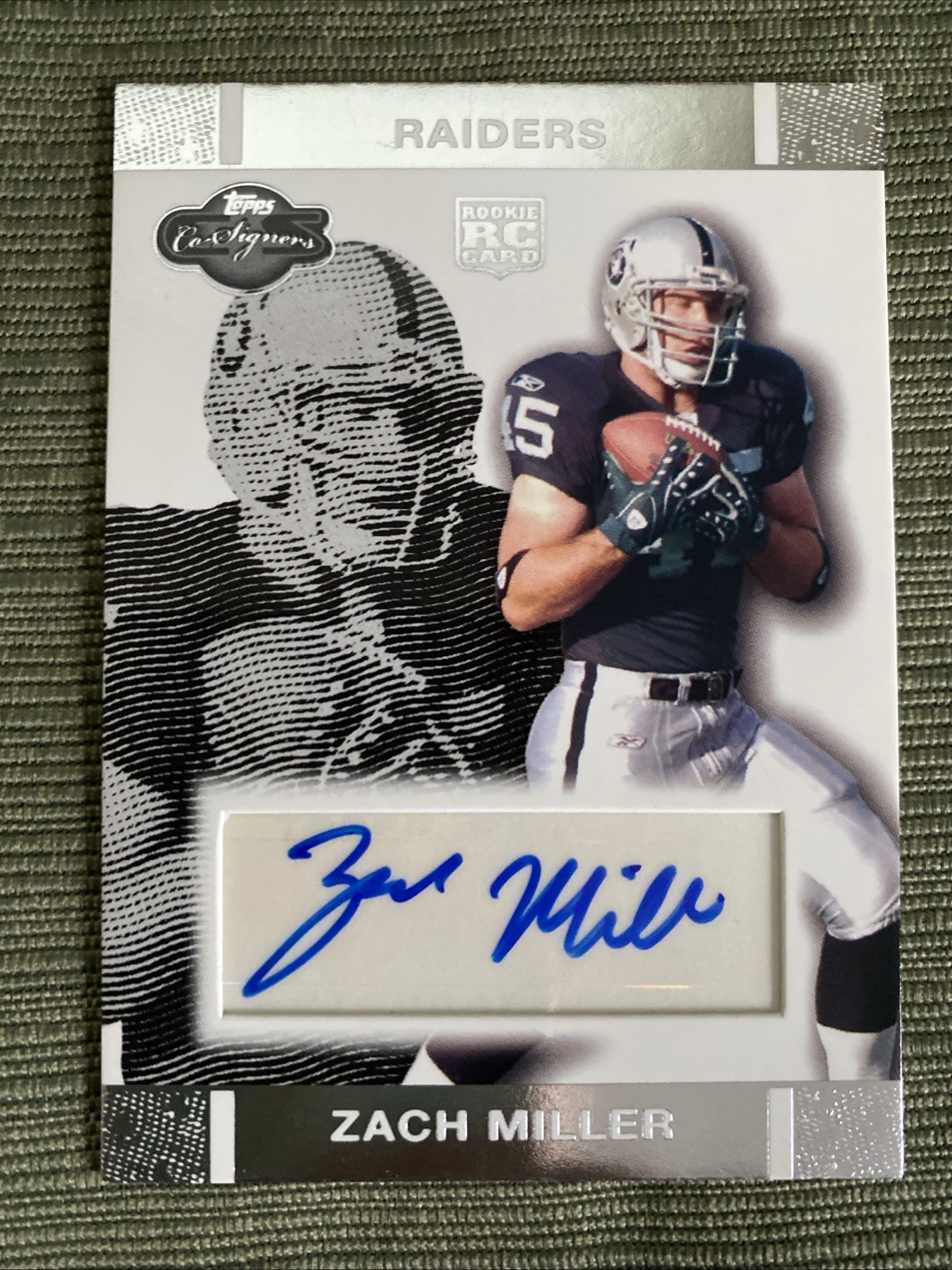 Zach Miller Topps CO-Signers Rookie Autograph #RAZM Base