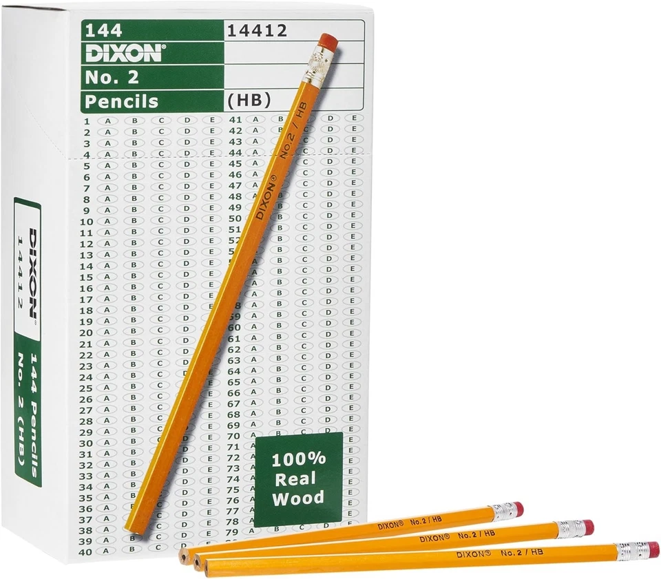 Lápices amarillos 2880 unidades, HB suaves, núcleo negro Foto 4 de 4