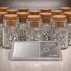 .999 Fine Silver Lot Valcambi 6g Bar & 5g Silver Shot + Bonus Gold Flakes Vial
