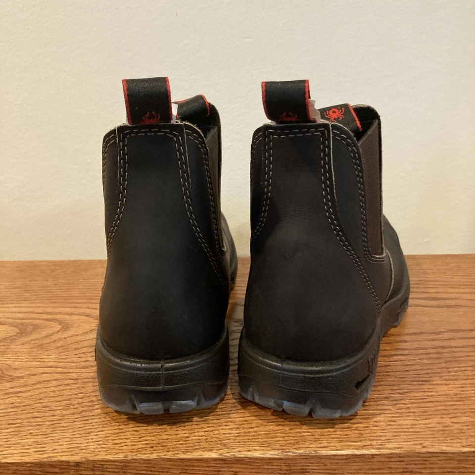 Botas de Trabajo REDBACK UBOK Bobcat Marrón Oscuro Aceite Kip Punta Suave Talla 10.5 EE. UU. Foto 4 de 4