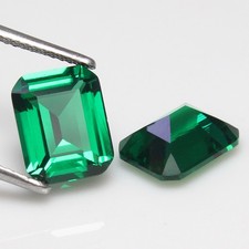 Flawless Natural Certified MUZO Green Emerald 5x4 MM Emerald Pair Loose Gemstone