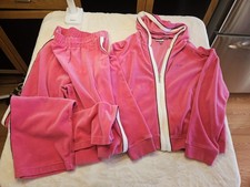 VTG IZOD Velour Tracksuit Petite XL Top/Petite M Bottom Lacoste Track Sweatsuit