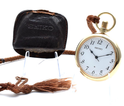 Vintage [Exc+5] SEIKO Pocket Watch 5740-0080 Hi-beat Manual Winding Watch Japan